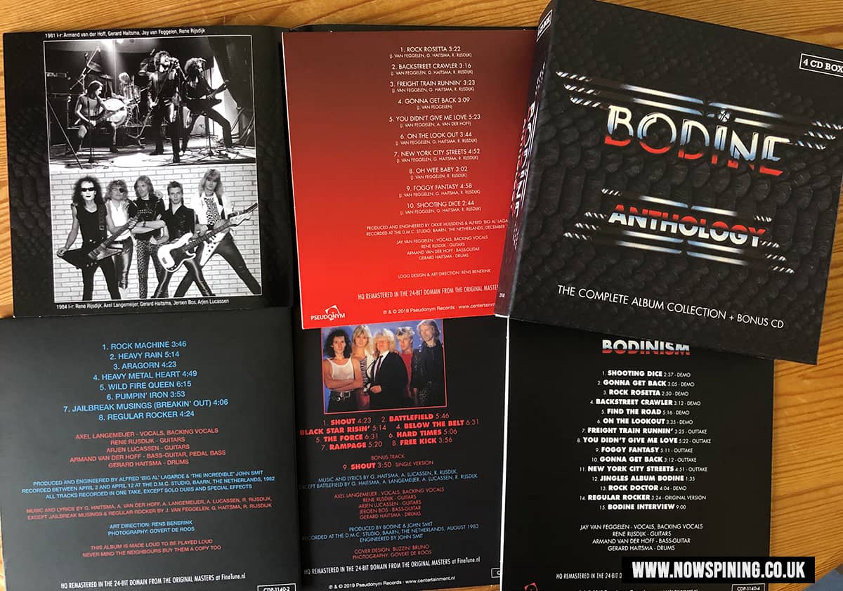 Bodine : The Complete Album Collection : 4CD Box Set - reviewed