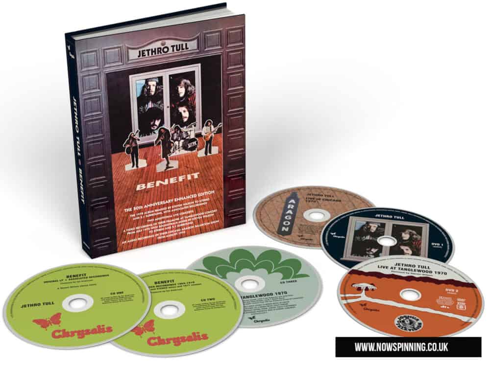 Jethro Tull / Benefit 50th anniversary reissue 4CD 2 DVD Deluxe Box Set