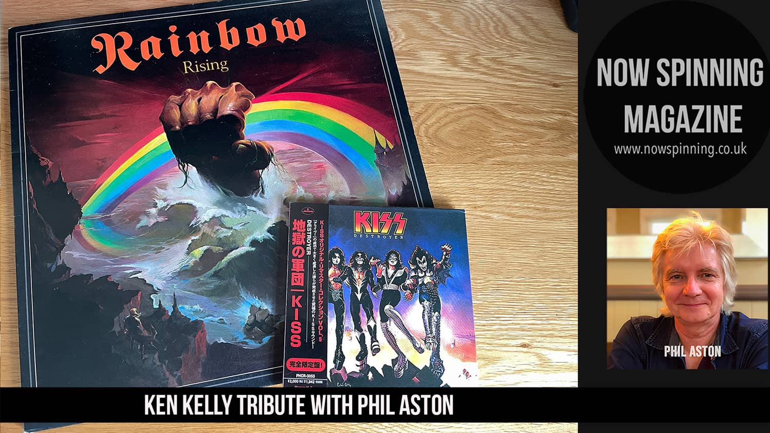 Ken Kelly Tribute Kiss Rainbow Rising