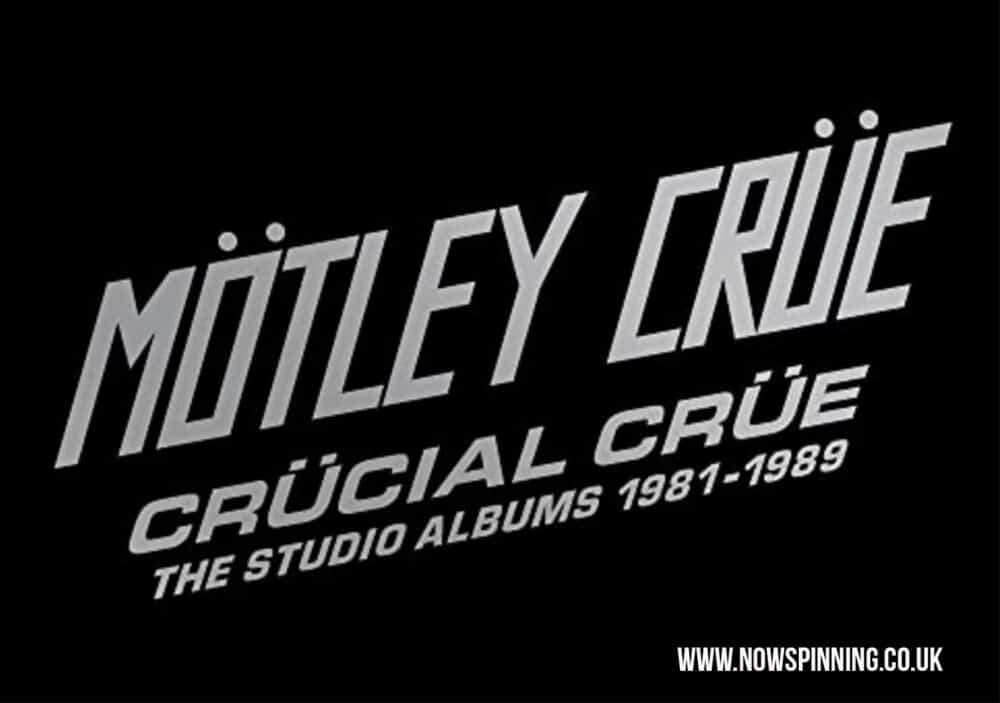 Motley Crue "Crucial Crue: The Studio Albums 1981-1989" limited edition 5CD box set (BMG)