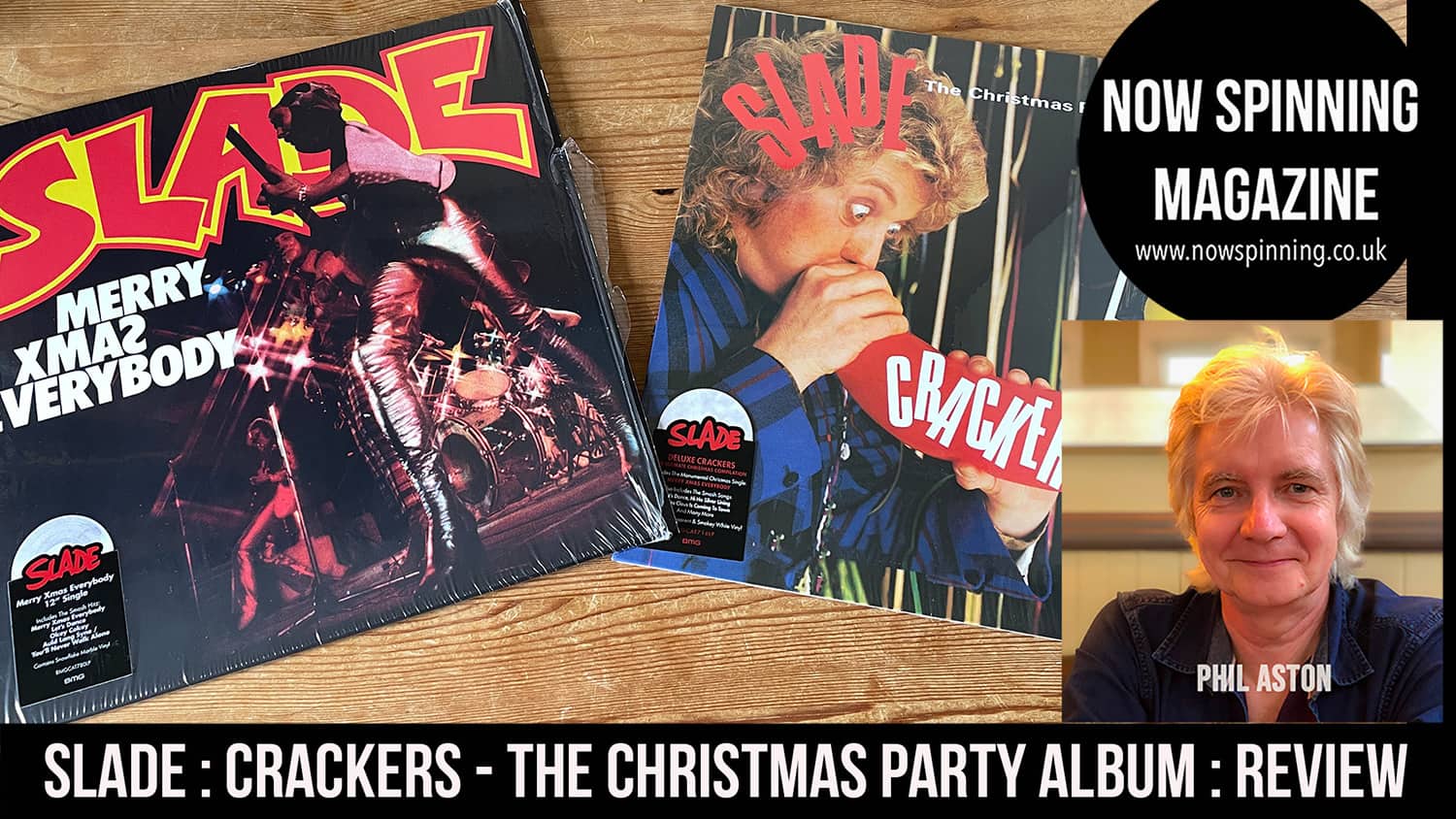 Slade : Crackers Christmas Album and Merry Christmas Everybody 12 inch vinyl Review