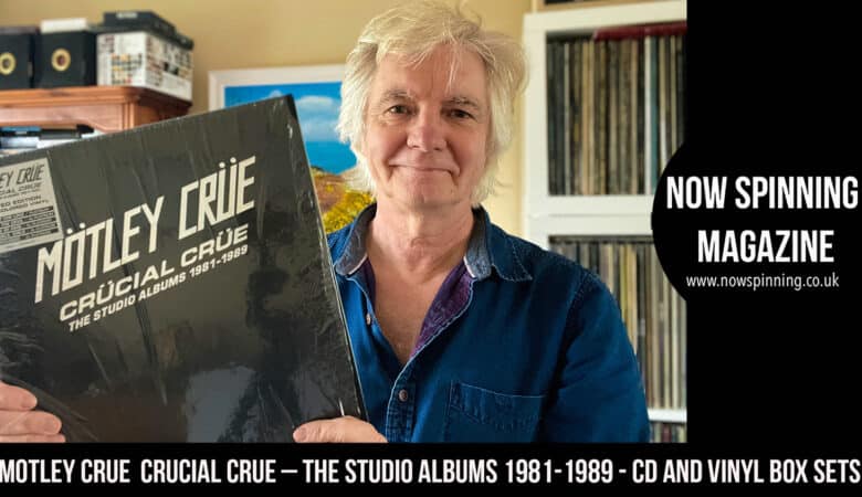 MOTLEY CRUE Crucial Crue – The Studio Albums 1981-1989 - CD and Vinyl Box Sets