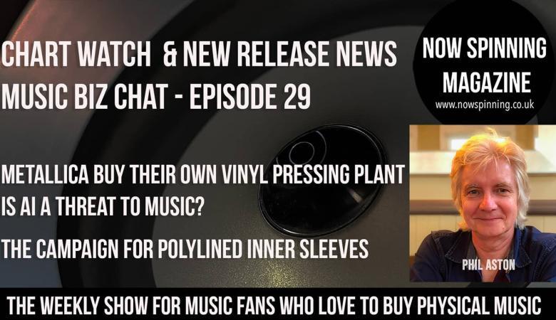 Chart Watch Ep 29 New Releases, Is AI a Threat To Music? and 50% of Vinyl Sales are unplayed
