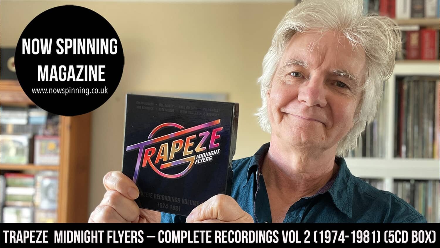 TRAPEZE Midnight Flyers – Complete Recordings Vol 2 (1974-1981) (5CD Box)
