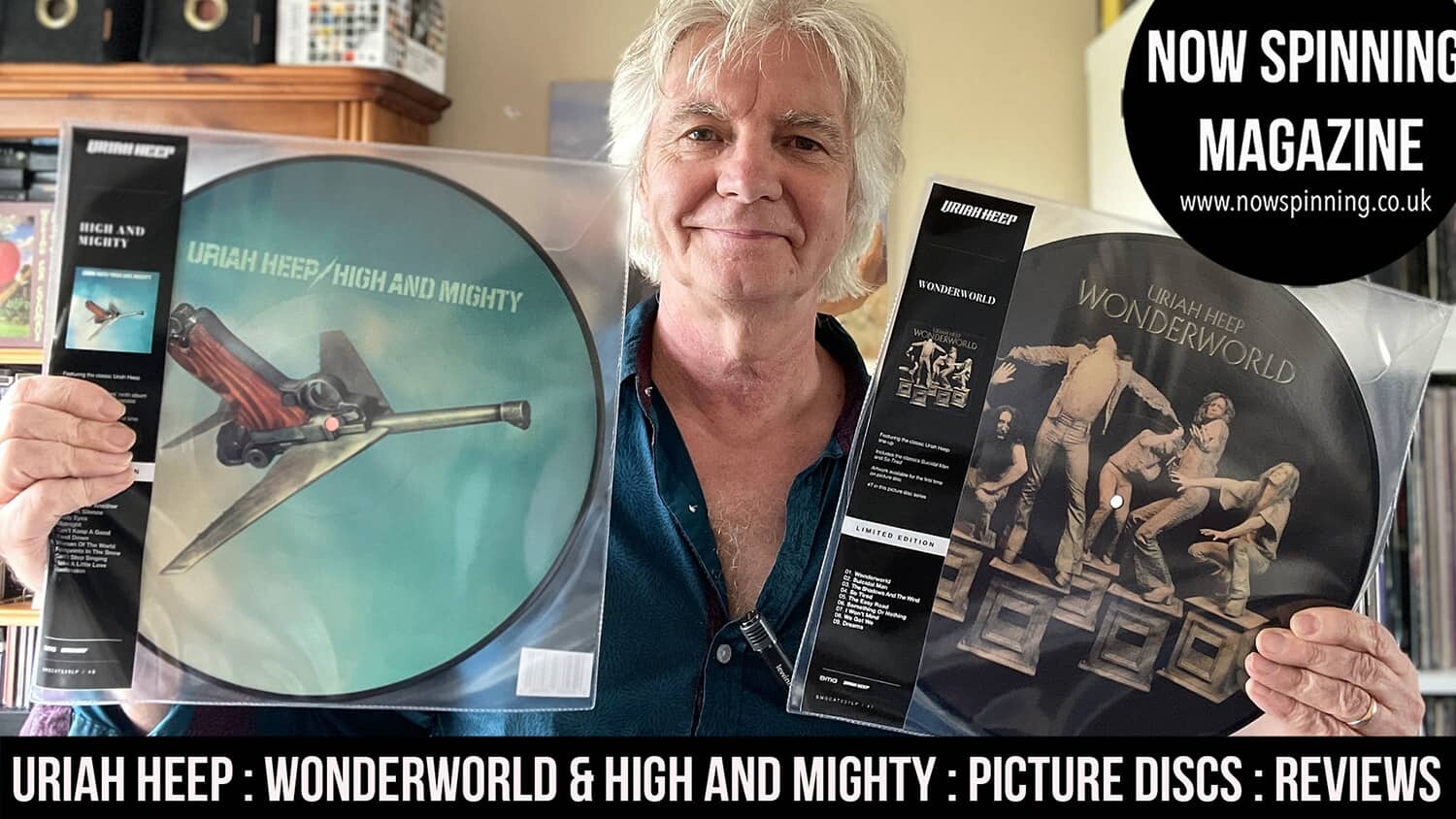 Uriah Heep : Wonderworld and High & Mighty Pictures Discs : Reviews