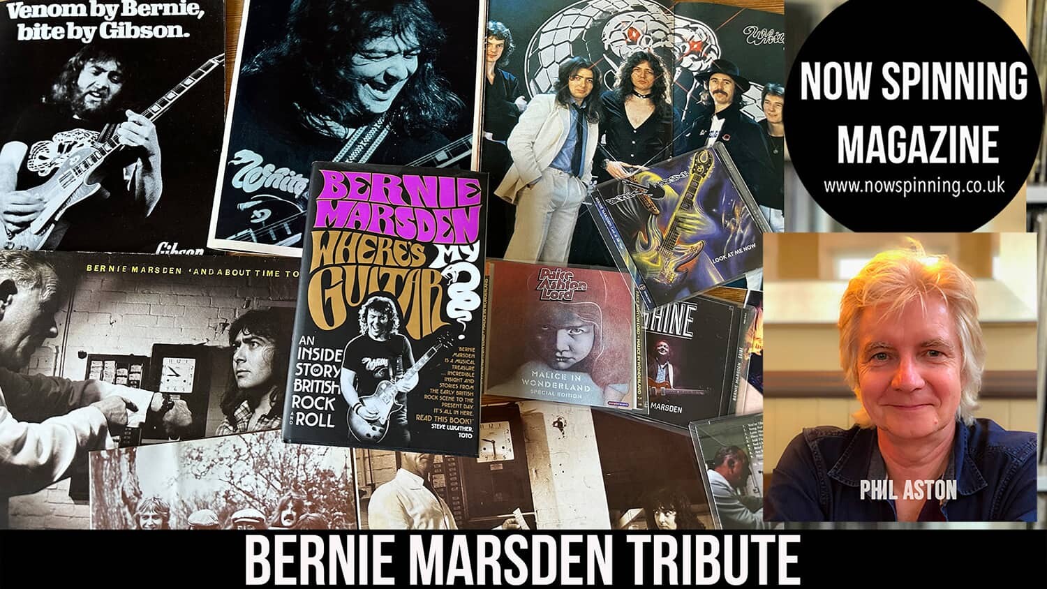 Bernie Marsden Tribute by Phil Aston - Now Spinning Magazine