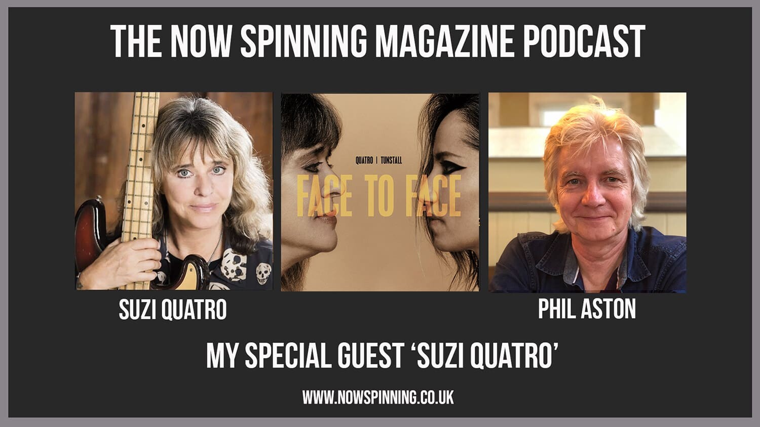 Suzi Quatro Talks to Phil Aston | Now Spinning Magazine Podcast