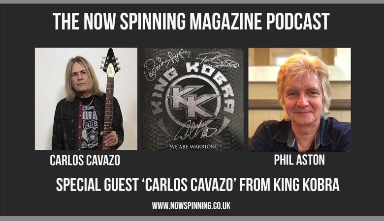 Carlos Cavazo - Guitarist with King Kobra - Ratt - Quiet Riot - Talks to Phil Aston