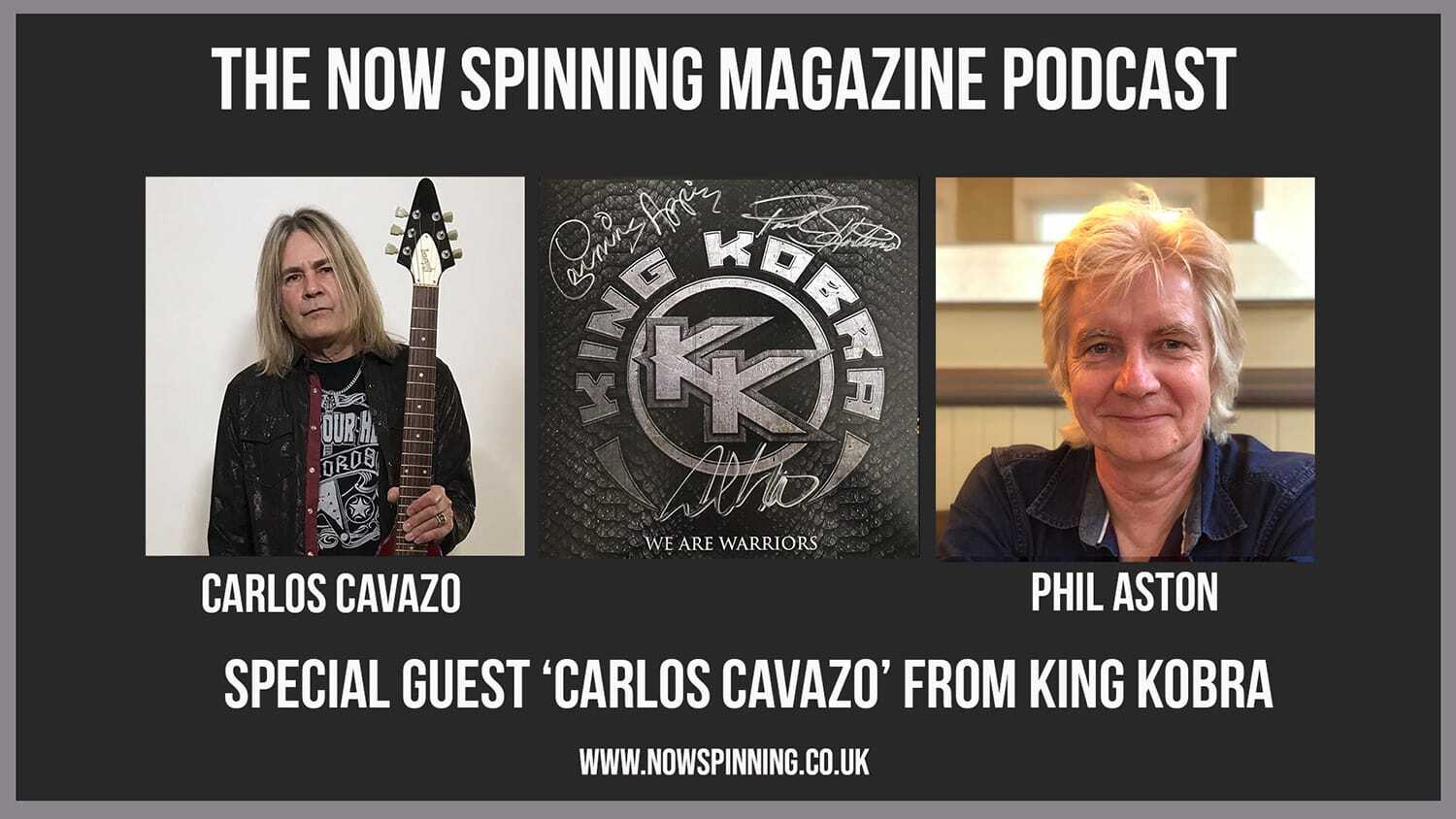Carlos Cavazo - Guitarist with King Kobra - Ratt - Quiet Riot - Talks to Phil Aston