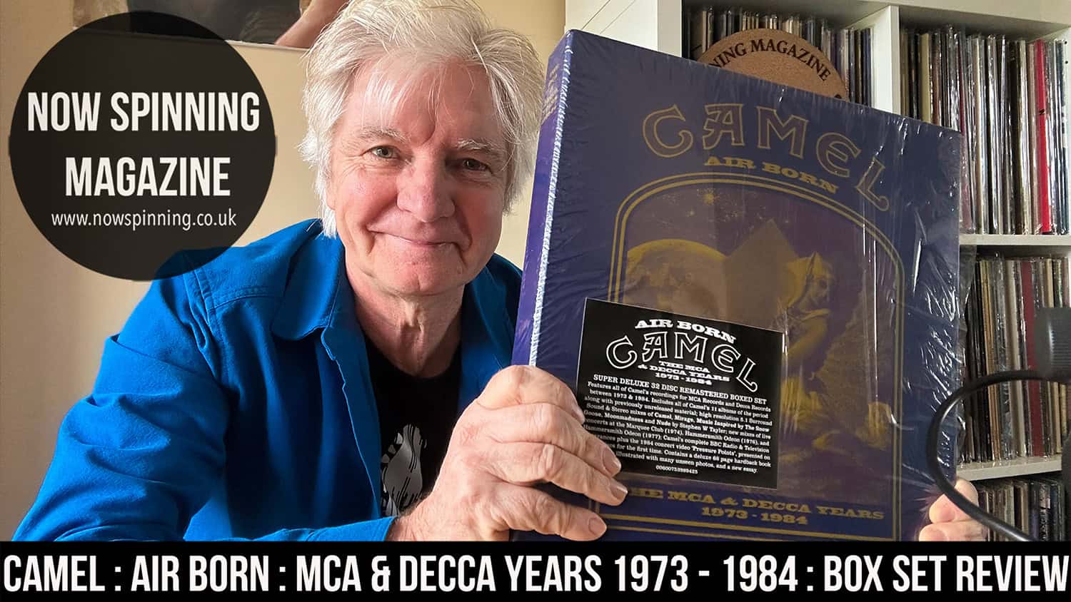 Camel : Air Born : The MCA and DECCA Years 1973 - 1984 : Box Set- Unboxing Review