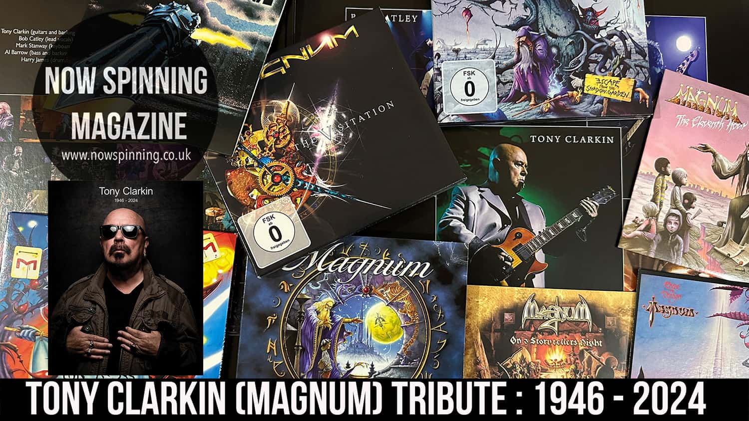 Tony Clarkin Tribute - Magnum Guitarist 1946 - 2024 - Now Spinning Magazine