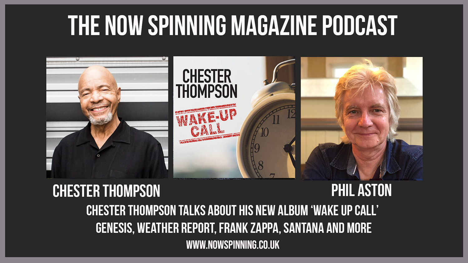 Chester Thompson Talks about his new album Wake Up Call
