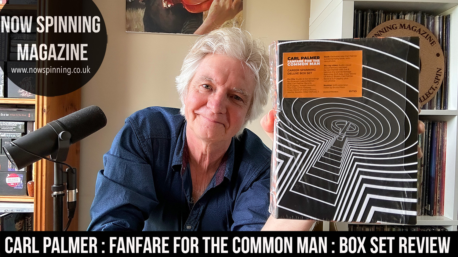Carl Palmer : Fanfare For The Common Man : 3CD / BluRay Box Set Review