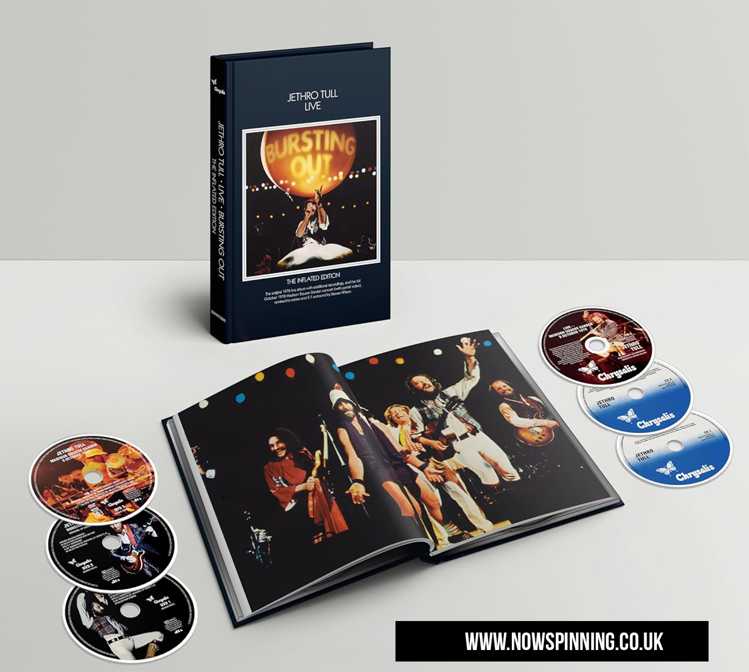 Jethro Tull Bursting Out Deluxe - 3CD/3DVD Due