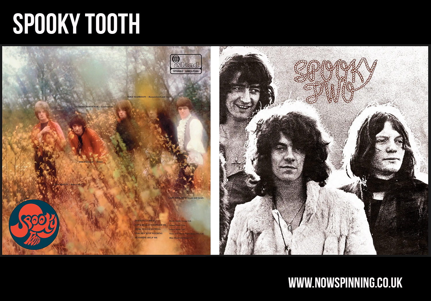 Spooky Tooth - It’s All About and Spooky Two Reissued on Vinyl