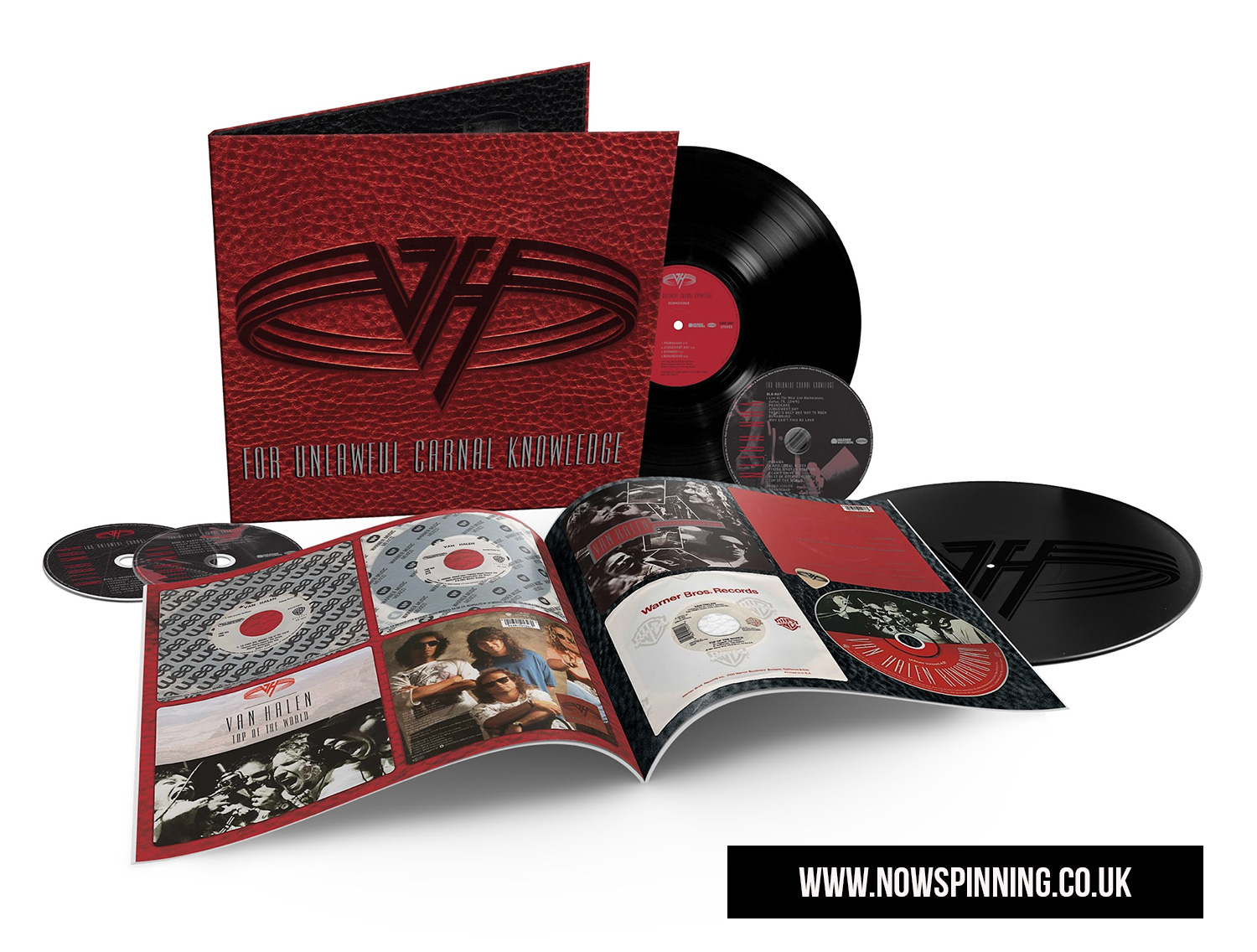 Van Halen For Unlawful Carnal Knowledge (Deluxe Expanded Edition) 2LP, 2CD & Bluray set