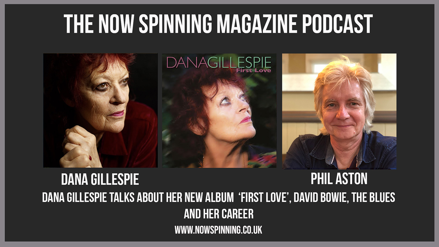 Dana Gillespie Talks to Phil Aston about The New album 'First Love' Bowie and Her Career