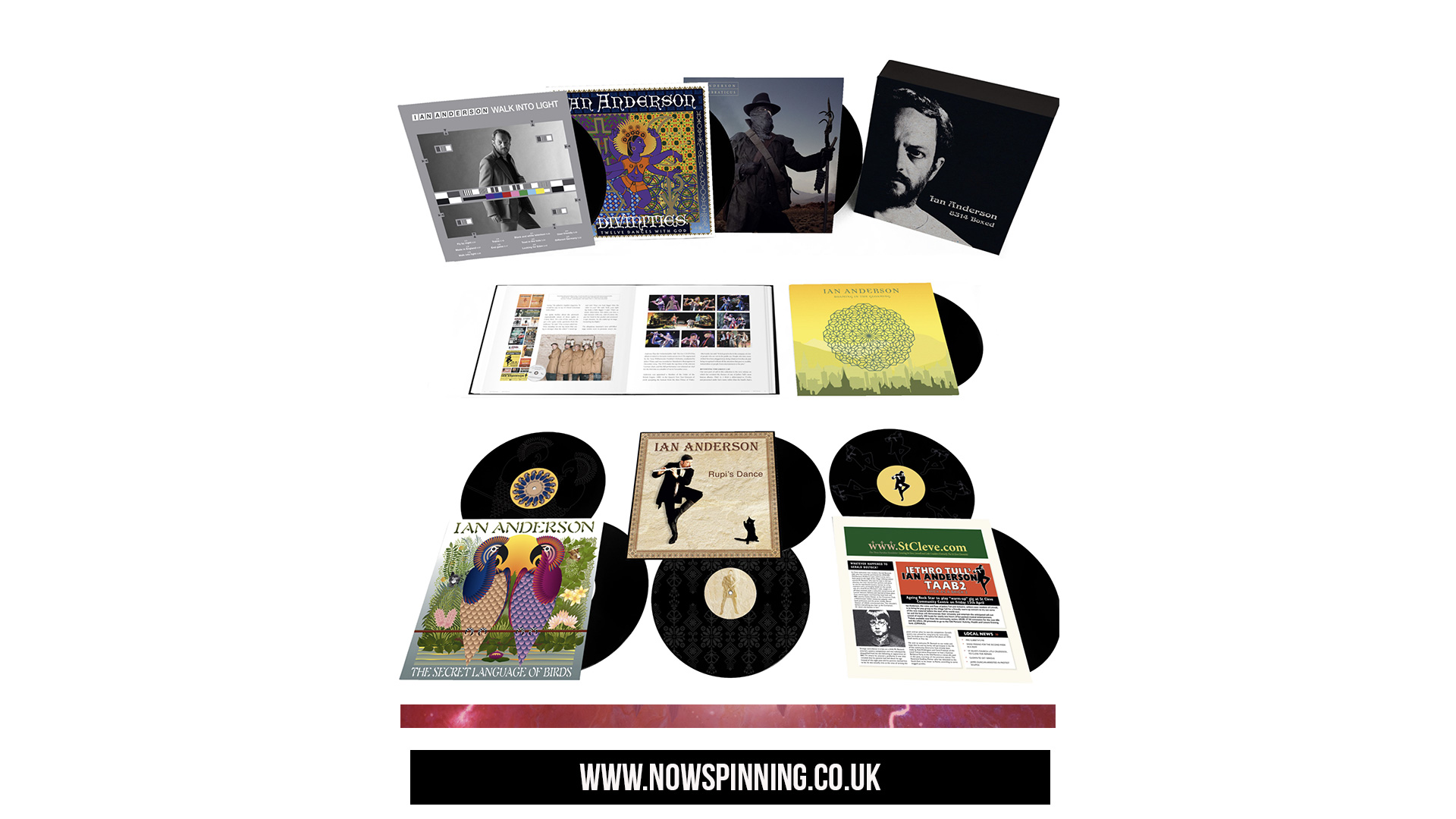 Ian Anderson’s Solo Works Celebrated in New Limited-Edition Box Set by Madfish Records