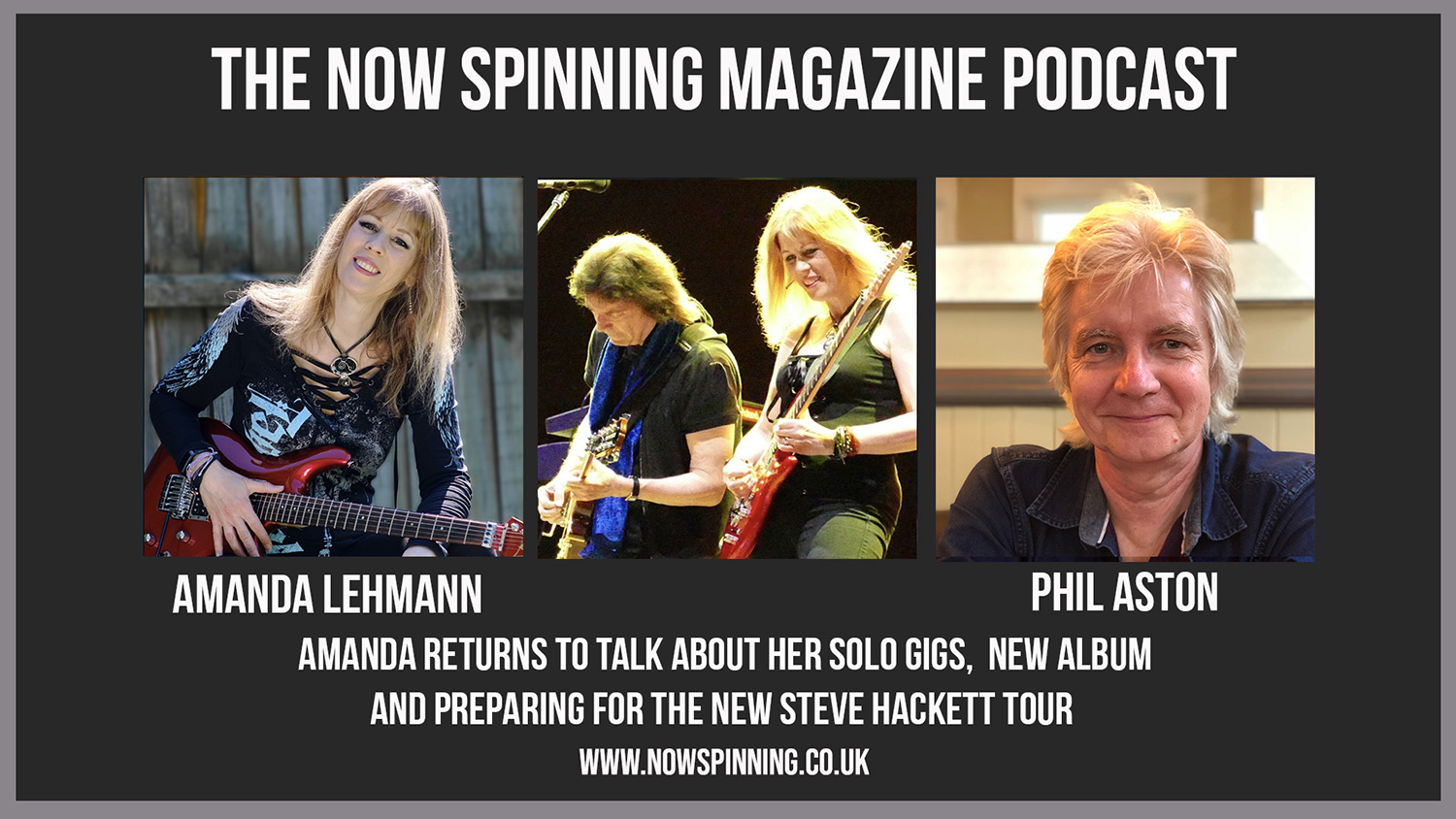 Amanda Lehmann: The new Steve Hackett Tour, Solo Gigs, and New Album Insights