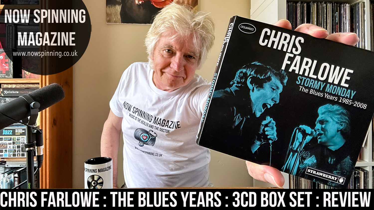 Chris Farlowe : Stormy Monday : The Blues Years : 1985 - 2008 : 3CD Box Set Review