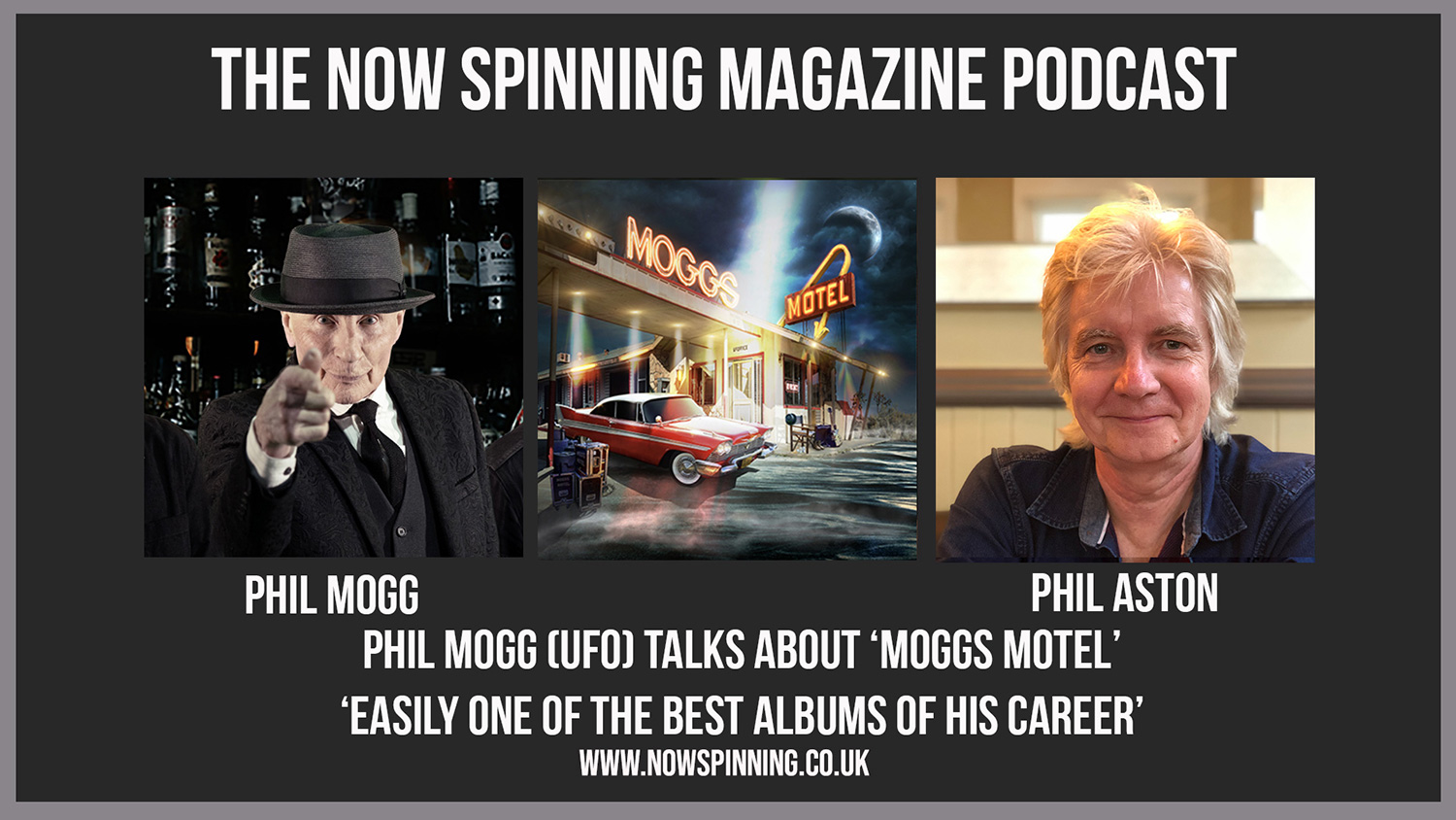 Legendary Rock UFO Vocalist Phil Mogg Talks to Phil Aston about Moggs Motel