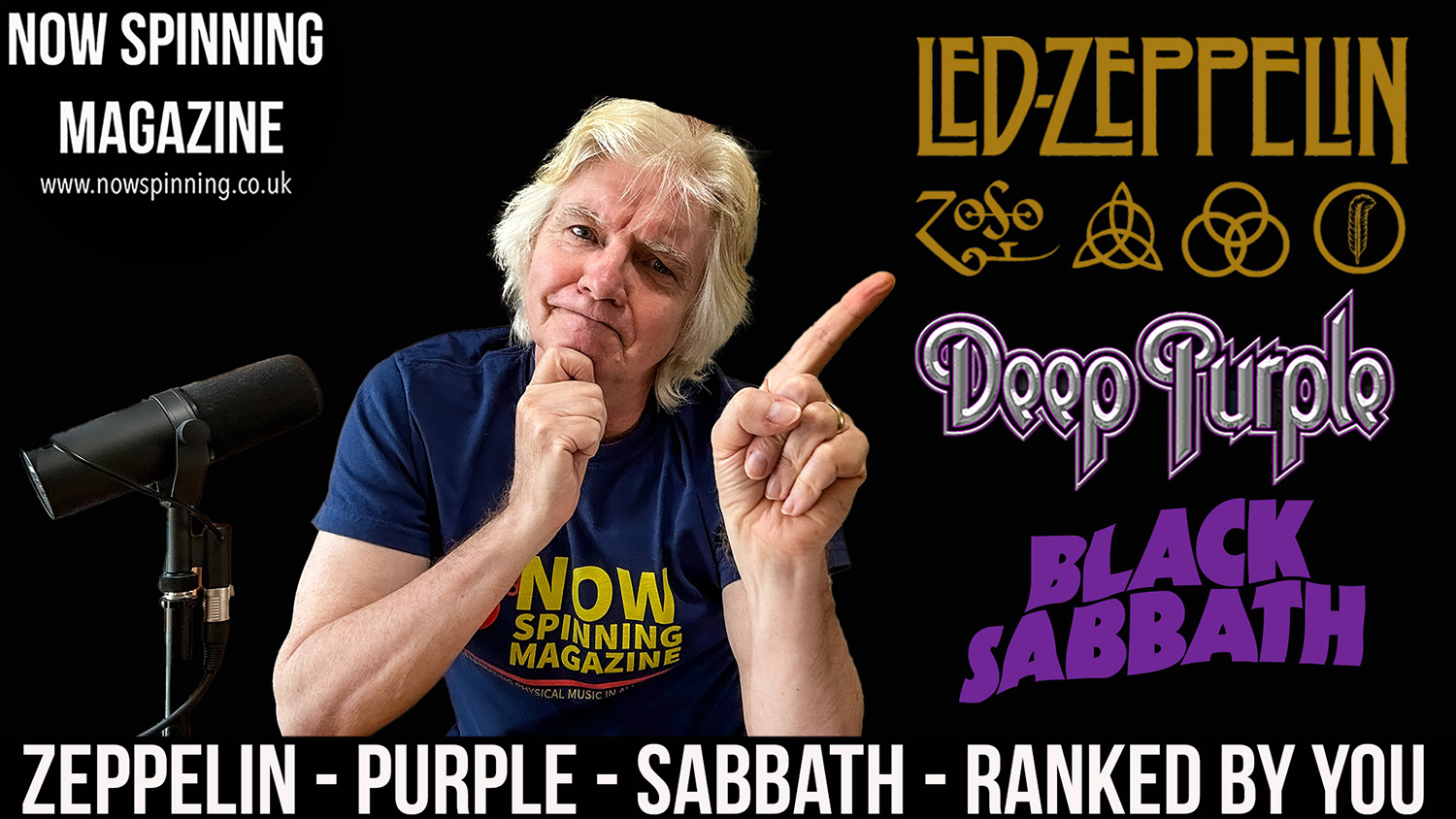 Led Zeppelin, Deep Purple, Black Sabbath - Ranked By You