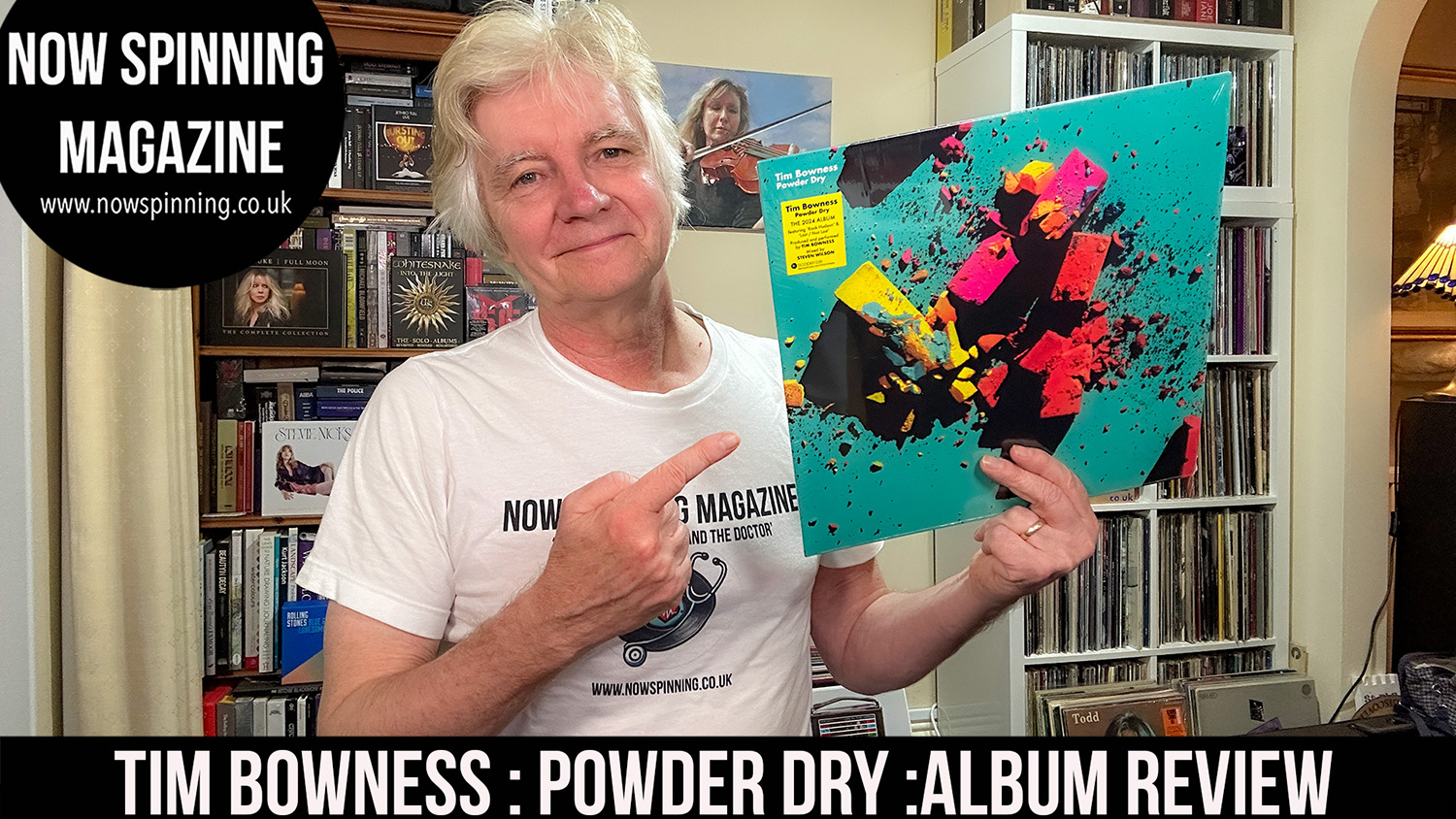Tim Bowness : Powder Dry : Album Review - (soundscapes for the theatre of the mind)