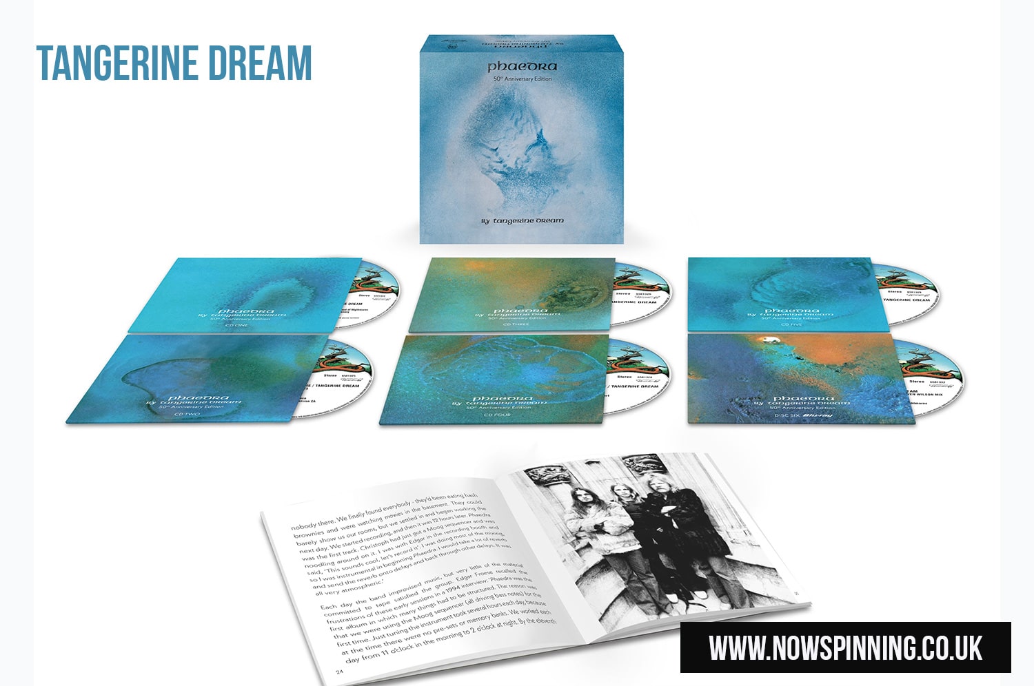 Tangerine Dream’s ‘Phaedra’ at 50: A Groundbreaking Electronic Milestone Returns Tangerine Dream’s iconic album ‘Phaedra’ is marking its 50th anniversary with a  Deluxe 6-disc box set.