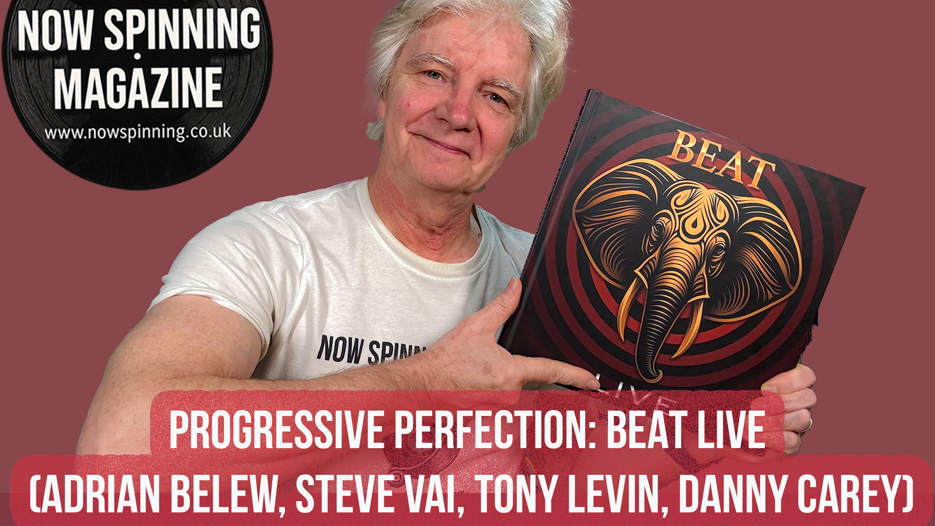 BEAT – Live (Review & Unboxing) Adrian Belew, Steve Vai, Tony Levin & Danny Carey bring 1980s King Crimson roaring back to life.