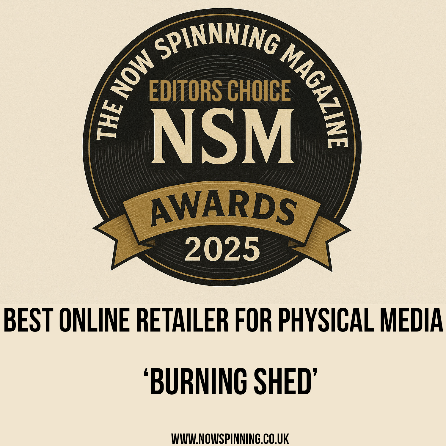 music retailer of the year - editors choice - Burning Shed
