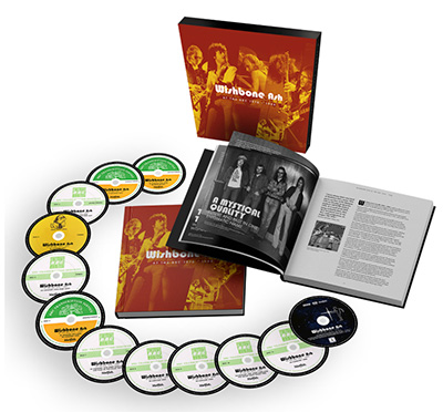 Wishbone Ash - At The BBC 1970-1988 is an 11CD/1DVD set containing electrifying performances, rare recordings, and behind-the-scenes gems.