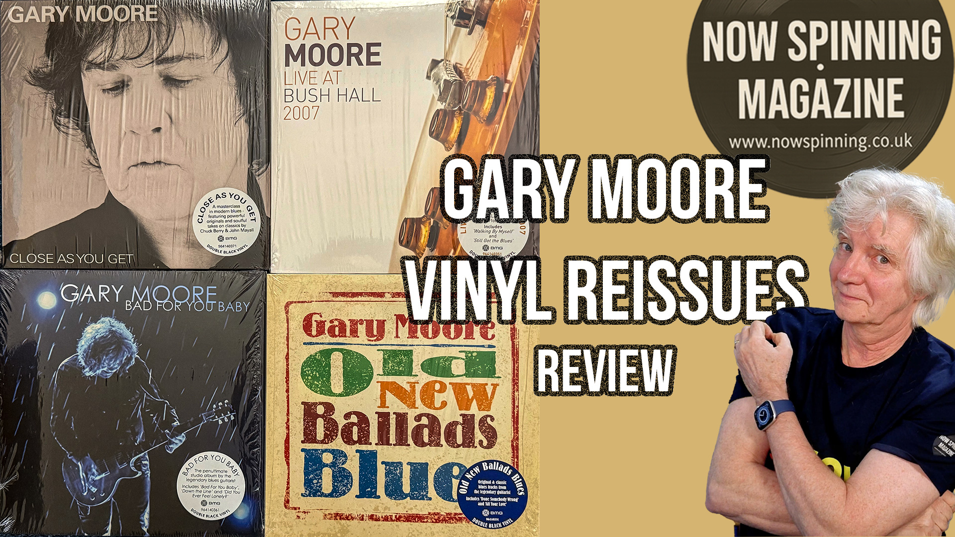 Gary Moore Vinyl Reissues: Four Late-Career Gems Return to Vinyl