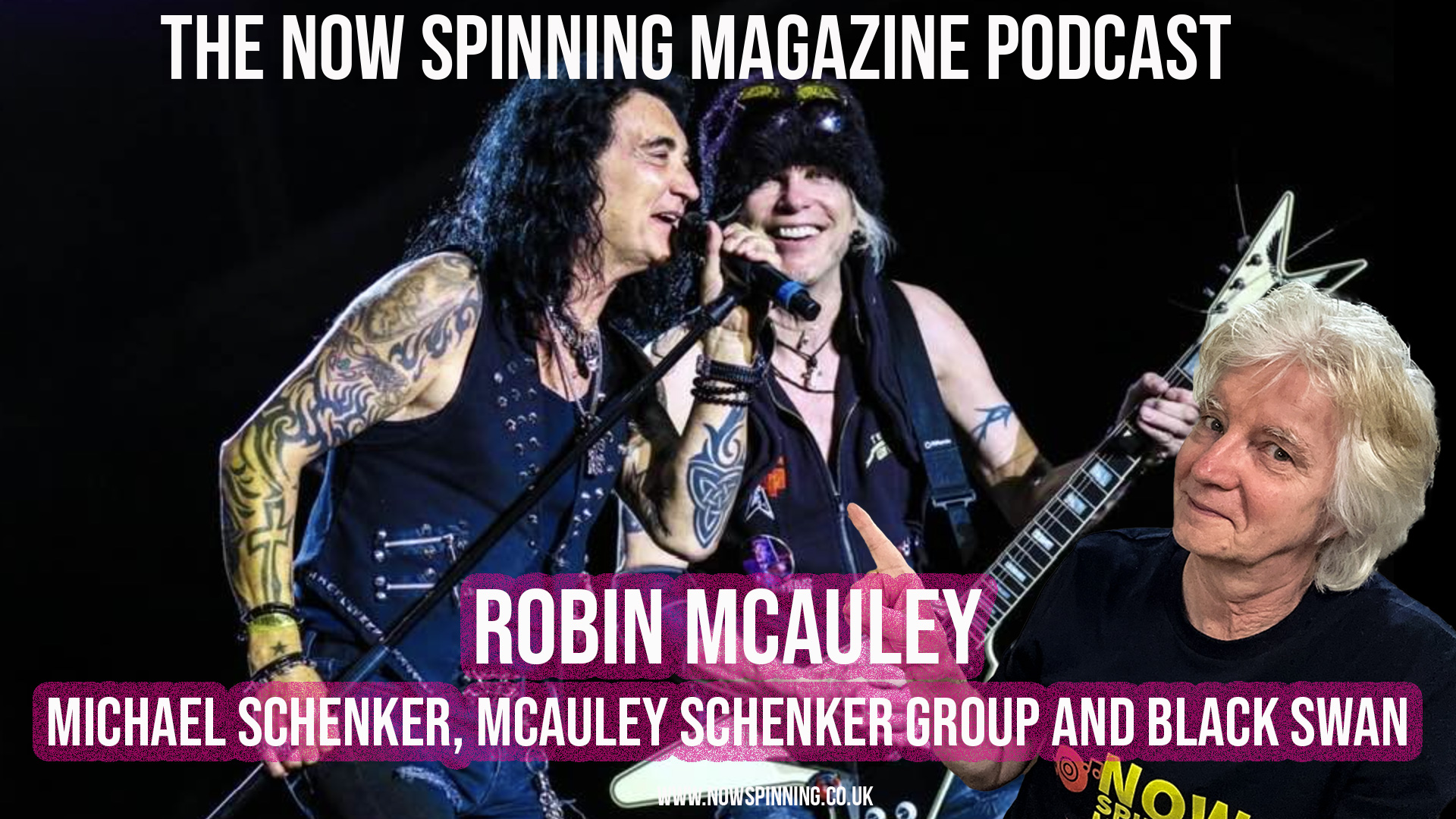 Robin McAuley on Michael Schenker, McAuley Schenker Group and Black Swan