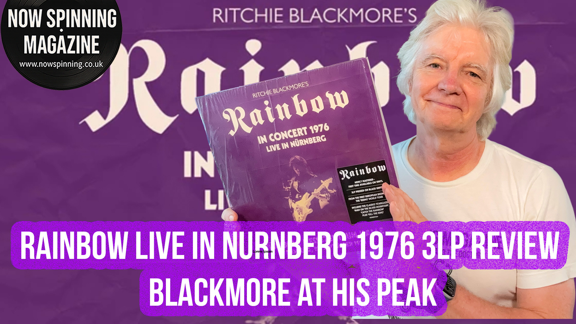 Rainbow Live in Nurnberg 1976 3LP Review – Blackmore at His Peak