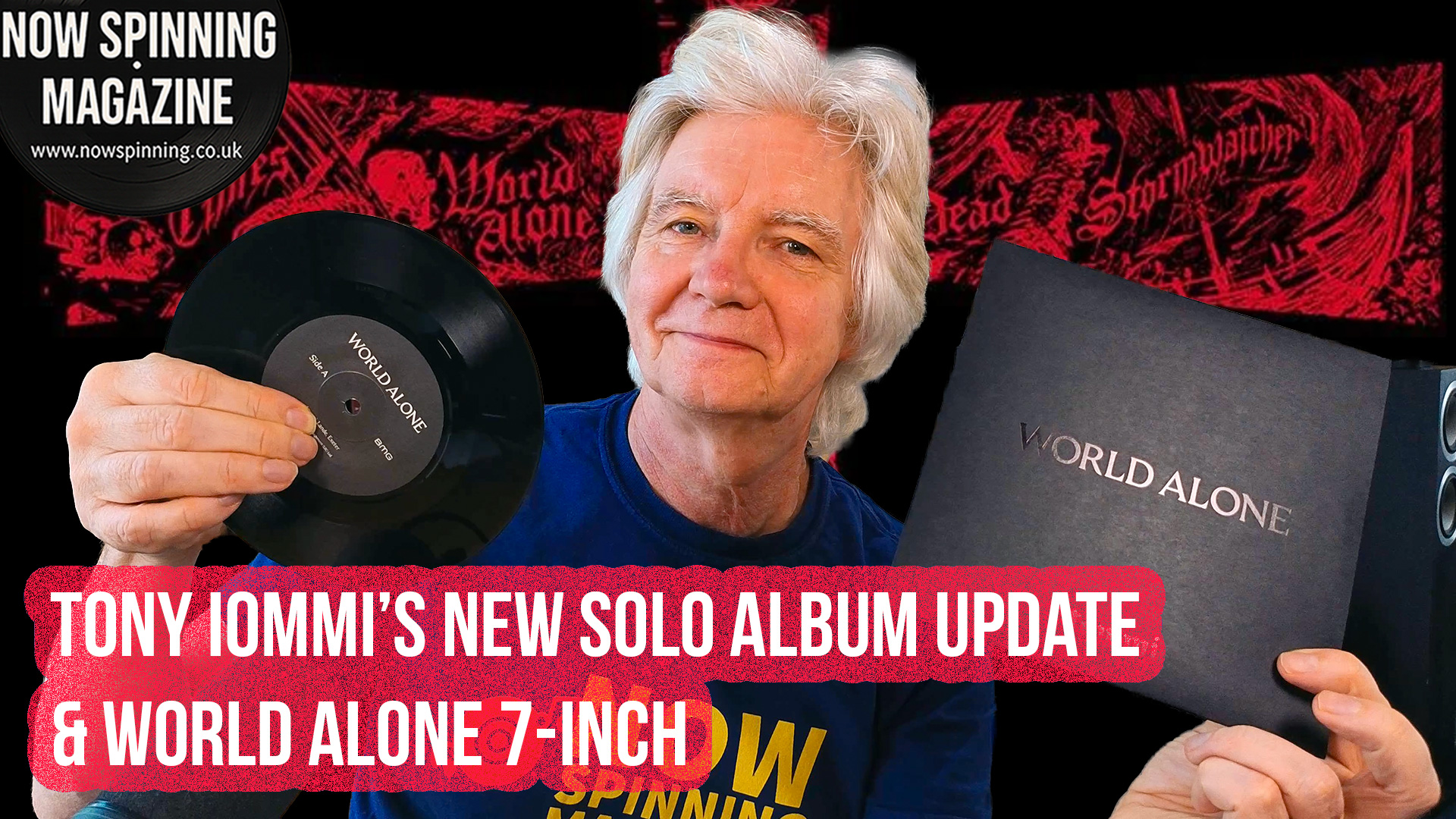 Tony Iommi New Solo Album Update & World Alone 7-Inch Single